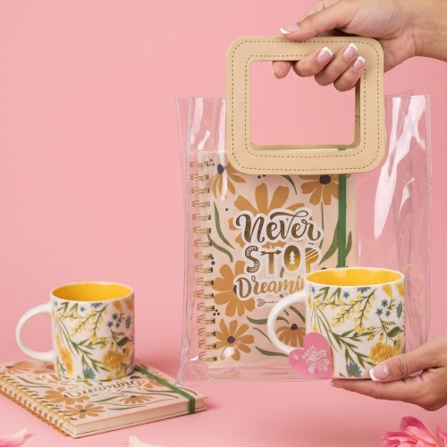 pack tasse fleurs + notebook flowers calepin idee cadeau mug vaisselle tahiti fenua shopping