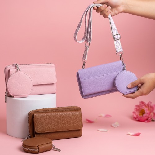 sac portefeuille + porte monnaie rangement accessoires tahiti fenua shopping