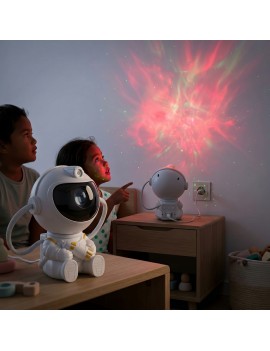 lampe projecteur astronaute telecommande projecteur lumière ambiance galaxie effet lumineux musique tahiti fenua shopping