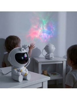 lampe projecteur astronaute telecommande projecteur lumière ambiance galaxie effet lumineux musique tahiti fenua shopping