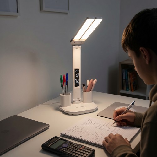lampe led horloge pots stylos lumière ambiance effet lumineux tahiti fenua shopping