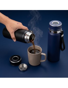 thermos isotherme temperature 1L acier inoxydable cadeau vaisselle gourde tahiti fenua shopping