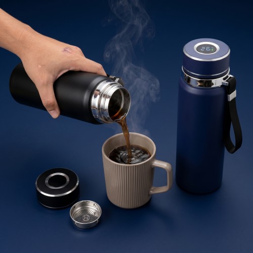thermos isotherme temperature 1L acier inoxydable cadeau vaisselle gourde tahiti fenua shopping