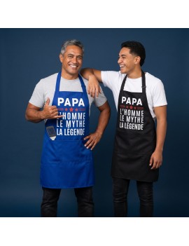 tablier Papa l'homme le mythe accessoire cuisine cadeau tahiti fenua shopping