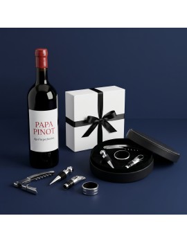 pack etui 4 accessoires vin wine cadeau papa dad gift vaisselle utile coffret tahiti fenua shopping