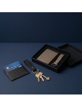 coffret porte carte + porte clés cadeau papa fete des peres accessoires utiles tahiti fenua shopping