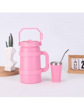 set gourde et verre isotherme isotherme acier inoxydable vaisselle boisson tahiti fenua shopping