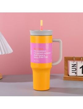 tumbler isotherme color block 1.2L acier inoxydable boisson fraiche chaude vaisselle gourde tahiti fenua shopping