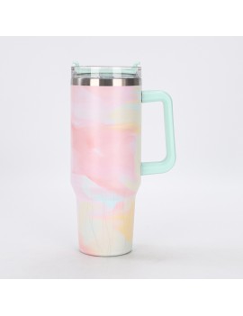 tumbler isotherme color block 1.2L acier inoxydable boisson fraiche chaude vaisselle gourde tahiti fenua shopping