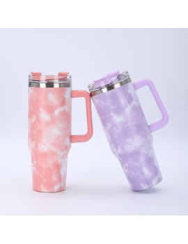 tumbler isotherme color block 1.2L acier inoxydable boisson fraiche chaude vaisselle gourde tahiti fenua shopping
