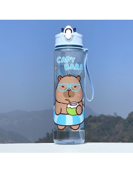 gourde cute capybara 800ml bouteille PVC boisson vaisselle tahiti fenua shopping