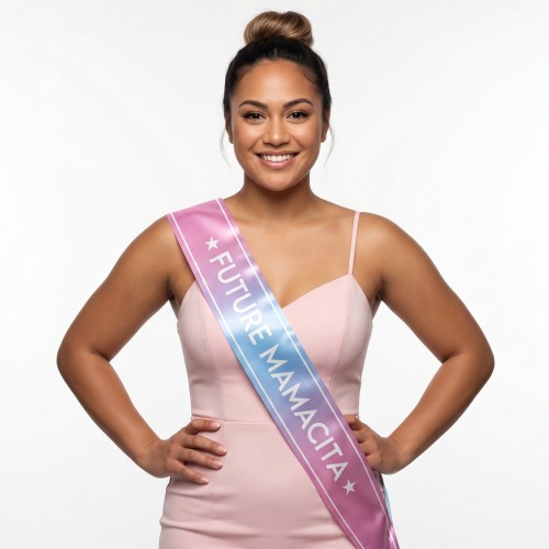 echarpe anniversaire future mamacita rose pink tahiti fenua shopping