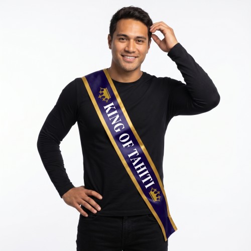 écharpe anniversaire king fête birthday tahiti fenua shopping