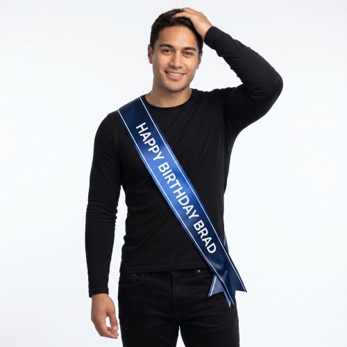 écharpe anniversaire happy birthday brad king fête birthday tahiti fenua shopping