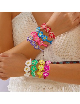 bracelet 3 tipaniers color accessoire enfant kids poignet tahiti fenua shopping