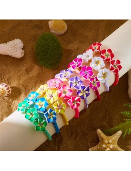 bracelet 3 tipaniers color accessoire enfant kids poignet tahiti fenua shopping