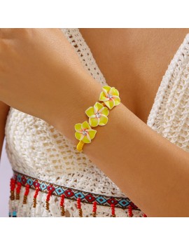 bracelet 3 tipaniers color accessoire enfant kids poignet tahiti fenua shopping