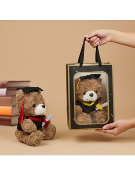 peluche ourson graduation cadeau, sachet diplome remerciement tahiti fenua shopping