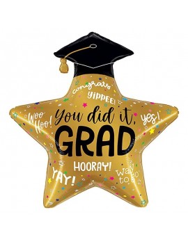 ballon diplome star remerciement graduation deco cadeau tahiti fenua shopping
