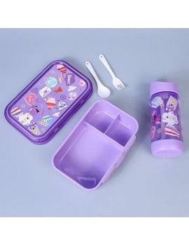 set lunch + gourde moodboard vaisselle kids enfant repas rangement tahiti fenua shopping