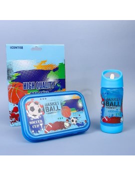 set lunch + gourde moodboard vaisselle kids enfant repas rangement tahiti fenua shopping