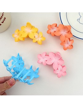pince cheveux hibiscus pastel accessoire beaute tete fleur tropical tahiti fenua shopping