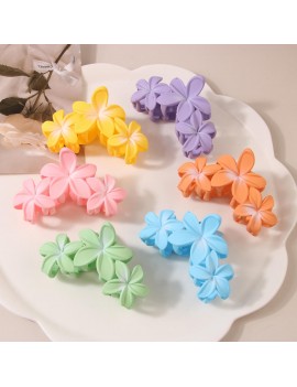 pince cheveux hibiscus pastel accessoire beaute tete fleur tropical tahiti fenua shopping