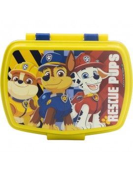 lunch box Patpatrouille yellow 17cm boite gouter repas enfant kids tahiti fenua shopping