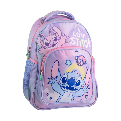 sac a dos love Stitch 45cm backpack bag purple back to school ecole tahiti fenua shopping