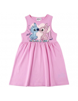 robe stitch pink robe enfants habillement disney licence fenua shopping tahiti