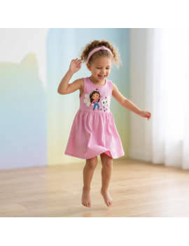 robe kid gaby pink robe enfants habillement disney licence fenua shopping tahiti