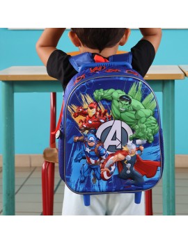 trolley sac a dos Avengers 32cm kids enfant marvel rangement ecole tahiti fenua shopping