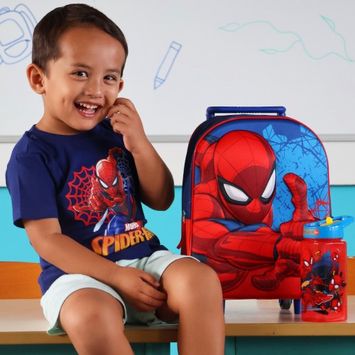 trolley sac a dos Spiderman 36cm kids enfant marvel rangement ecole tahiti fenua shopping