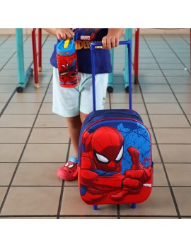 trolley sac a dos Spiderman 36cm kids enfant marvel rangement ecole tahiti fenua shopping