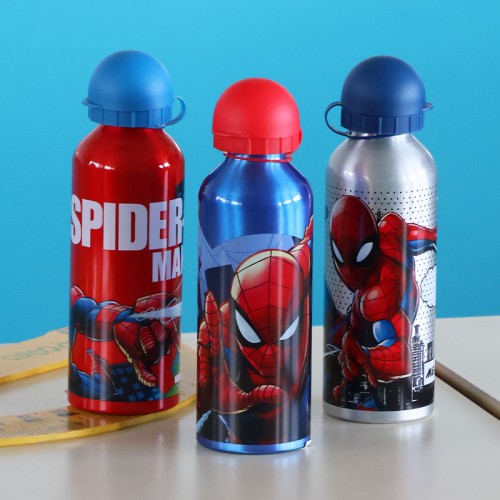 gourde aluminium Spiderman 500ml bouteille boisson enfant kids marvel vaisselle tahiti fenua shopping