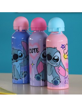 gourde aluminium Stitch 500ml lilo angel disney boisson vaisselle bouteille tahiti fenua shopping