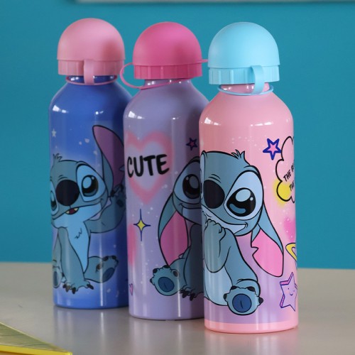gourde aluminium Stitch 500ml lilo angel disney boisson vaisselle bouteille tahiti fenua shopping