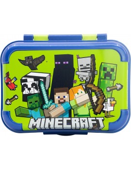 lunch box Minecraft 17cm vaisselle repas dejeuner kids enfant tahiti fenua shopping