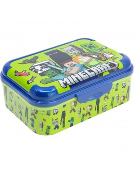 lunch box Minecraft 17cm vaisselle repas dejeuner kids enfant tahiti fenua shopping