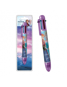 stylo 6 couleurs Frozen papeterie pen multicolore kids enfant tahiti fenua shopping