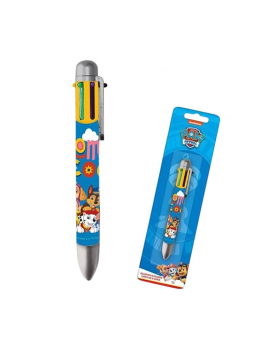stylo 6 couleurs Pat'Patrouille papeterie pen multicolore kids enfant tahiti fenua shopping
