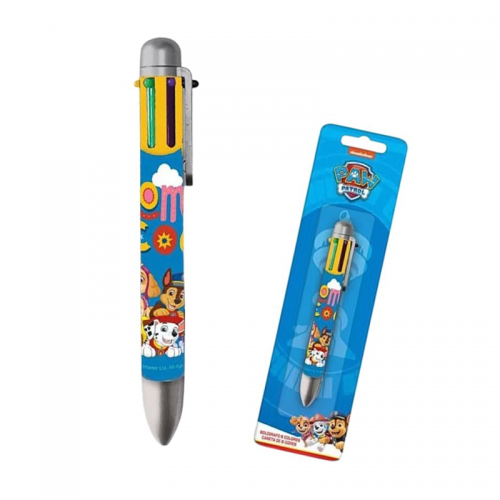 stylo 6 couleurs Pat'Patrouille papeterie pen multicolore kids enfant tahiti fenua shopping