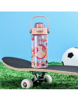 gourde fun print lock 600ml pvc enfant kids vaisselle bouteille boisson tahiti fenua shopping