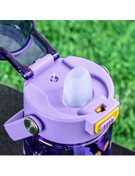 gourde fun print lock 600ml pvc enfant kids vaisselle bouteille boisson tahiti fenua shopping