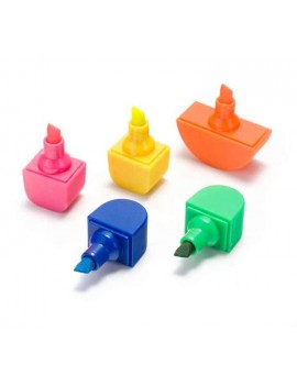 surligneur 5 couleurs bonhomme papeterie école rentrée scolaire enfant adulte fleur tahiti fenua shopping cadeau tendance