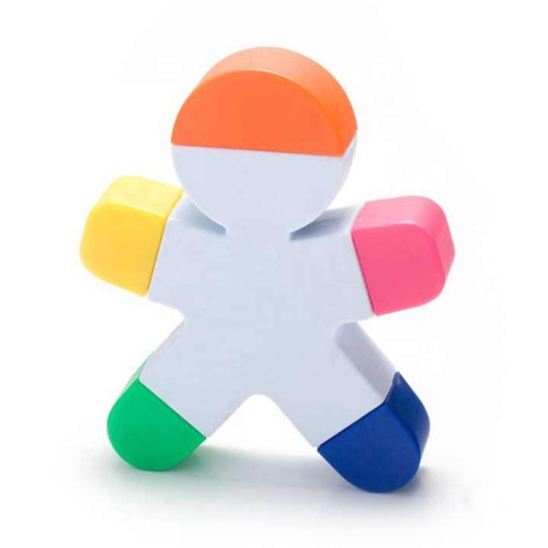 surligneur 5 couleurs bonhomme papeterie école rentrée scolaire enfant adulte fleur tahiti fenua shopping cadeau tendance