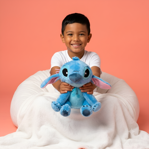 peluche Stitch 25cm coussin plush doux fluffy disney licence tahiti fenua shopping