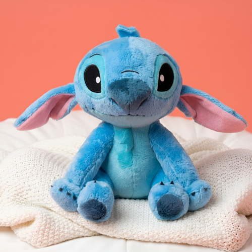peluche Stitch 25cm coussin plush doux fluffy disney licence tahiti fenua shopping