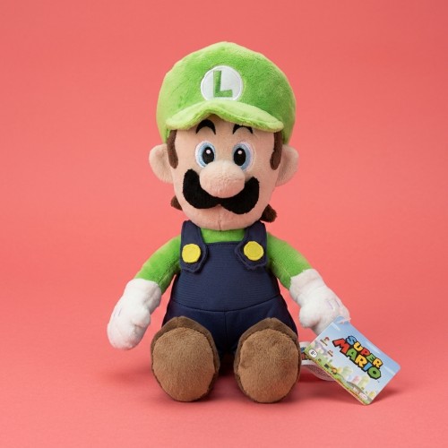 peluche Luigi 30cm nintendo luigi licence officielle plush coussin doux enfant kids tahiti fenua shopping