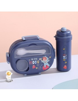 set lunch oval + gourde + couverts vaisselle kids enfant repas rangement tahiti fenua shopping